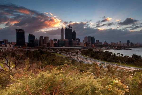 Perth Capital Largest City Australian State Western Australia Fourth Most — Stock Photo, Image