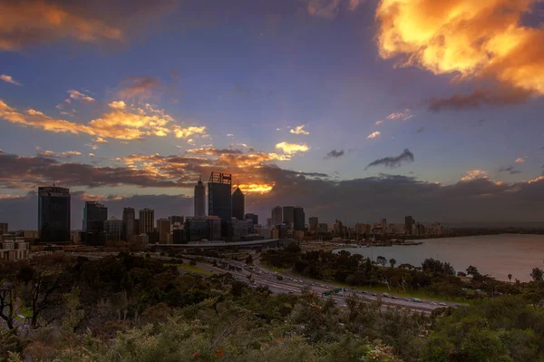 Perth Capital Largest City Australian State Western Australia Fourth Most — Stock Photo, Image