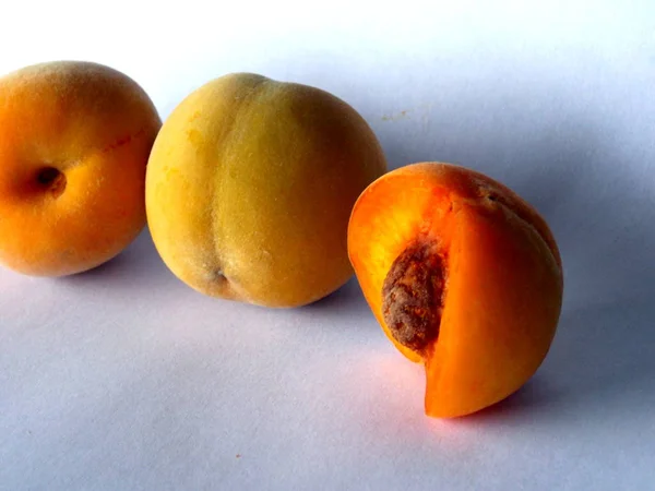 Органічні Персики Смачні Фрукти — стокове фото