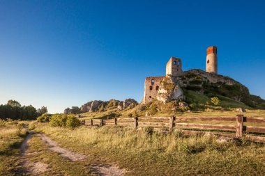 Kale duvar kalıntıları, Olsztyn Castle Jura bölgesi