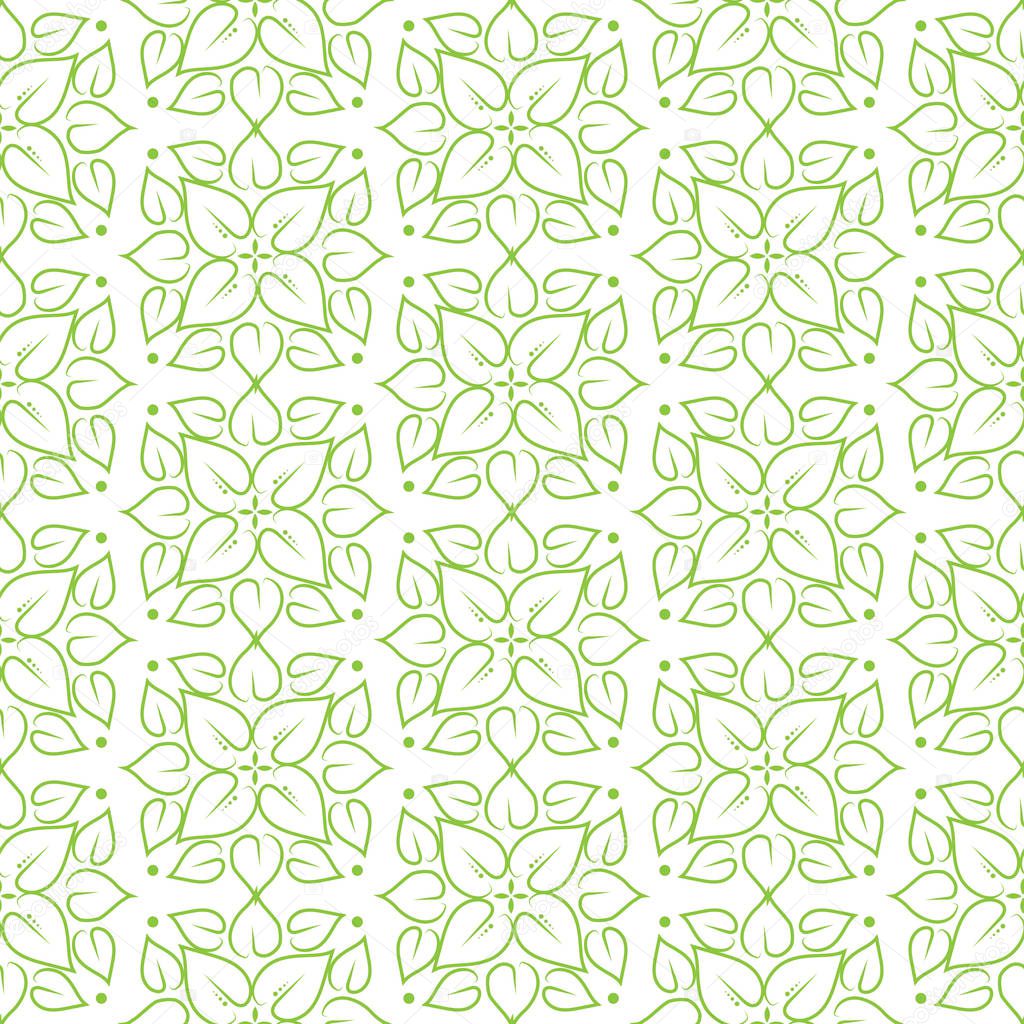 Mandala Flower Pattern Seamless
