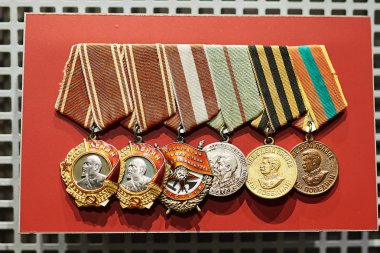 Sovyet Dünya Savaşı ödül madalya