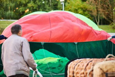 Balon uçuş için hazırlama süreci