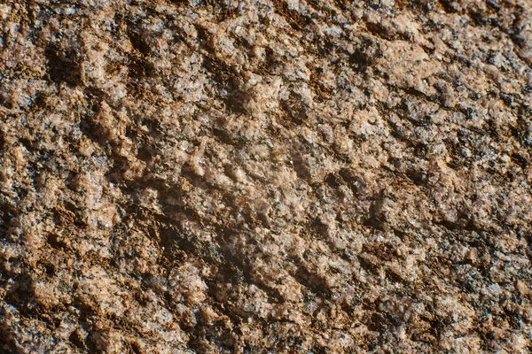 Tłem jest tekstura brązowego kamienia, makro wysokiej jakości. — Zdjęcie stockowe