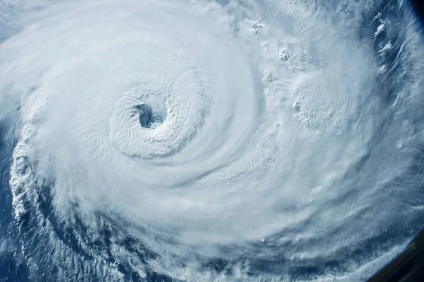 A huge tornado, a cyclone from space. — Stock Photo, Image