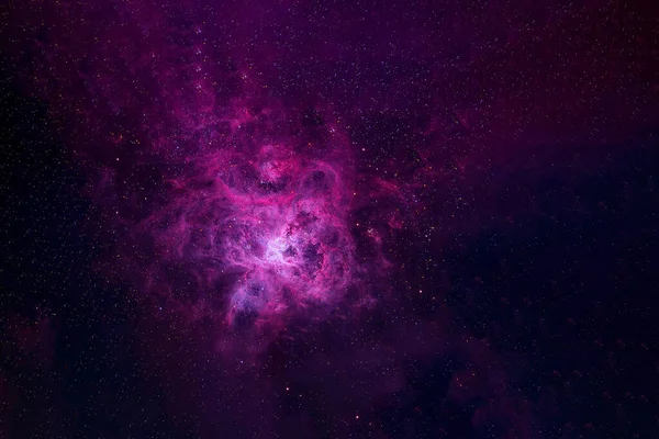 Vackert utrymme, färgnebulosa. Delar av denna bild tillhandahölls av NASA. — Stockfoto