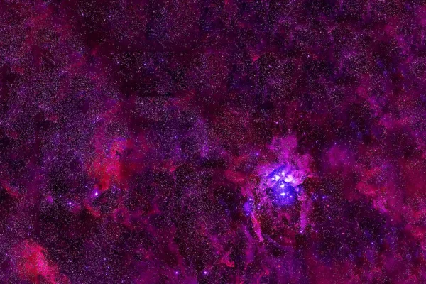 Belo Espaço Nebulosa Vermelha Elementos Desta Imagem Foram Fornecidos Pela — Fotografia de Stock