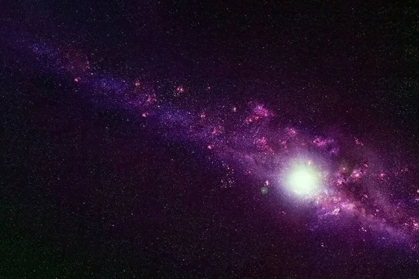 Güzel Kozmik Nebula Görüntünün Elementleri Nasa Tarafından Döşendi Yüksek Kalite — Stok fotoğraf