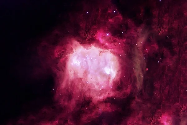 Kızıl Uzay Nebulası Görüntünün Elementleri Nasa Tarafından Döşendi Yüksek Kalite — Stok fotoğraf