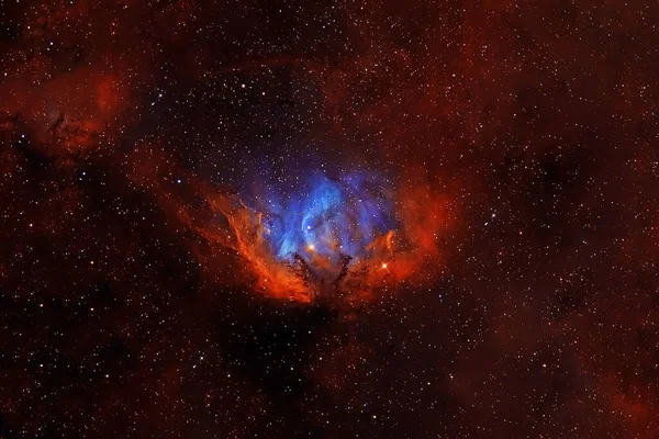 Uma Bela Galáxia Colorida Elementos Desta Imagem Foram Fornecidos Pela — Fotografia de Stock