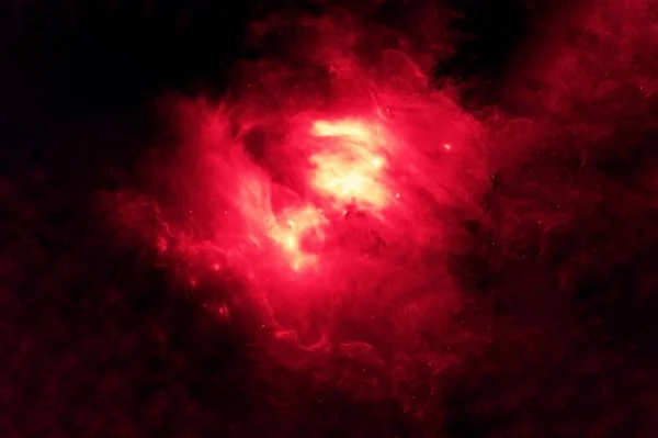 Parlak Kırmızı Galaksi Görüntünün Elementleri Nasa Tarafından Döşendi Yüksek Kalite — Stok fotoğraf