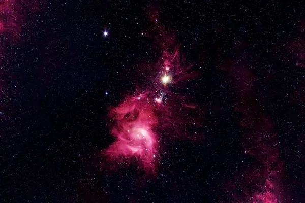 Jasnoczerwona Galaktyka Elementy Tego Obrazu Zostały Dostarczone Przez Nasa Wysokiej — Zdjęcie stockowe