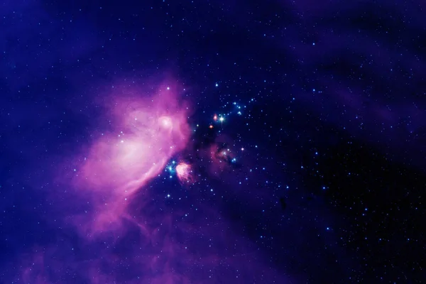 Galáxia Azul Com Estrelas Elementos Desta Imagem Foram Fornecidos Pela — Fotografia de Stock