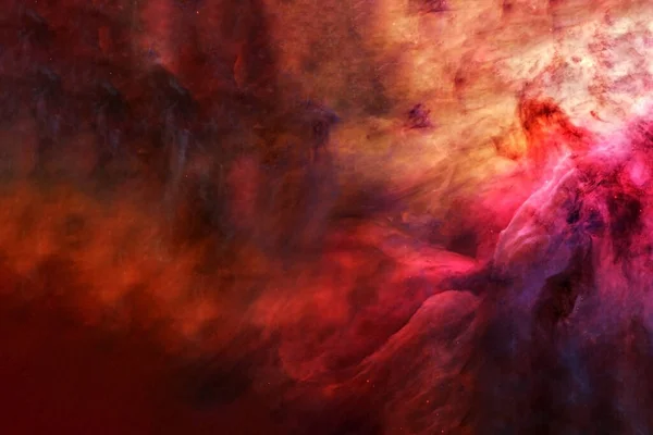 赤い宇宙星雲。この画像の要素はNASAによって提供されました. — ストック写真