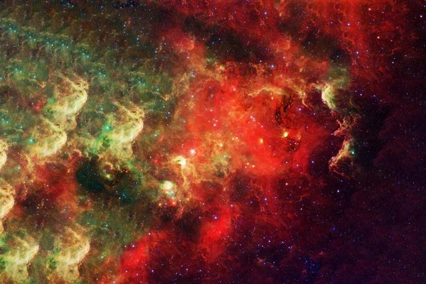 Красная космическая туманность. Элементы этого изображения были представлены НАСА. — стоковое фото