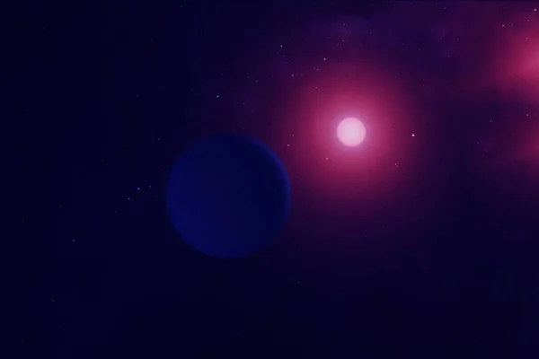 Exoplaneet Ruimte Elementen Van Dit Beeld Geleverd Door Nasa Hoge — Stockfoto