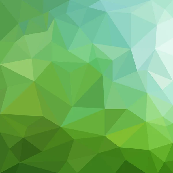 Vektör arka plan doku Çokgen grafik yeşil tonlarında