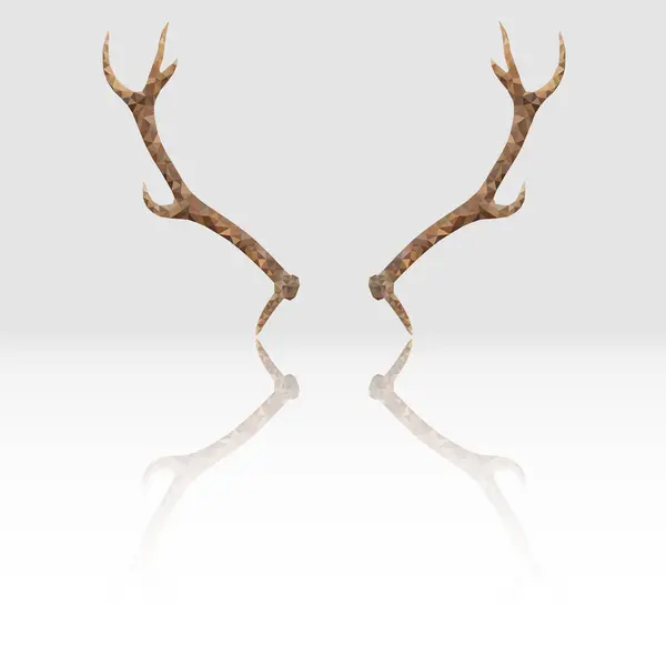 bir çokgen grafikte vektör hayvan boynuzları