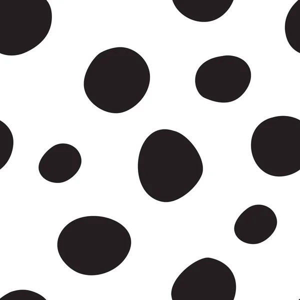 Motif Sans Couture Composé Points Noirs — Image vectorielle