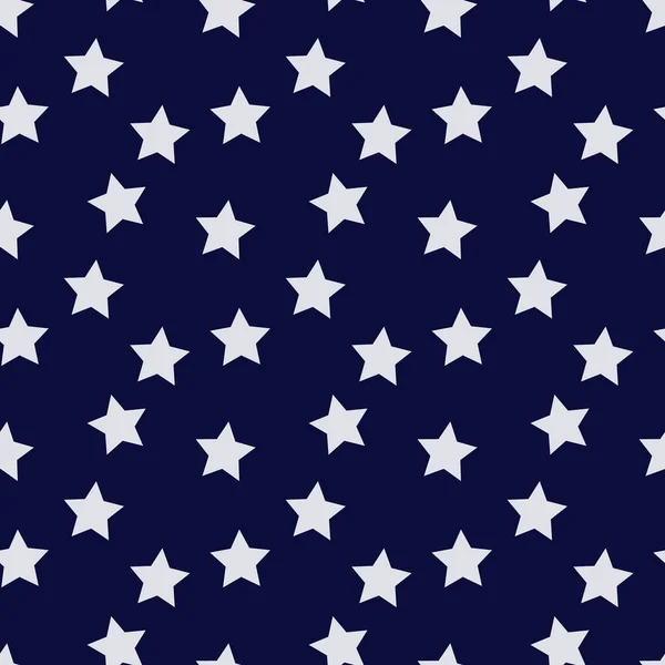 mavi zemin üzerine beyaz yıldız oluşan seamless modeli