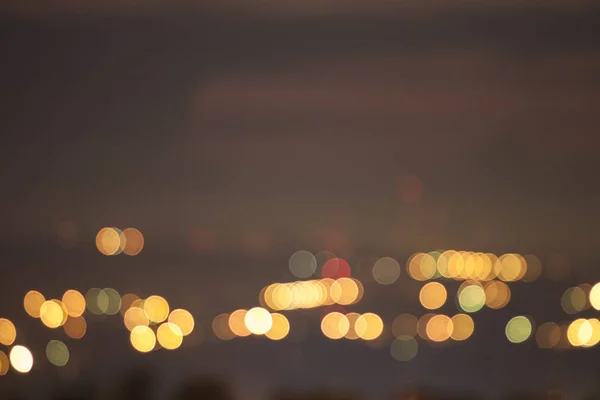 Beautiful Photo Blurred Background Night Sky City Lights — Stock Photo, Image