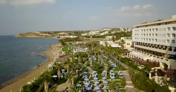 Vue aérienne de la mer en Grèce — Video