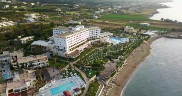 Vue aérienne de la mer en Grèce — Video