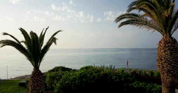 Vue aérienne de la mer en Grèce — Video