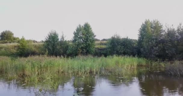 belle vue aérienne sur la rivière 