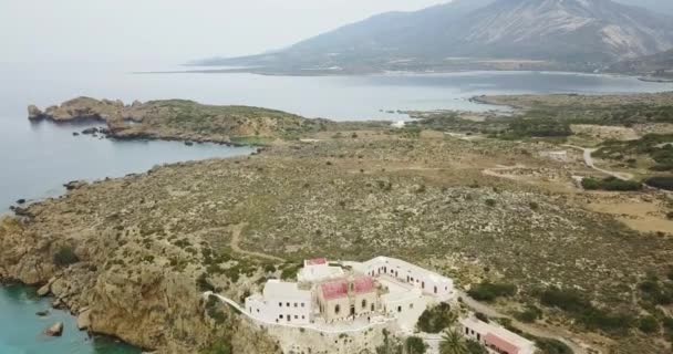 View from the top of the monastery — Stock Video