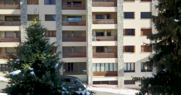 Vue du sommet de la ville de montagne d'andorra la vella, Catalonie — Video