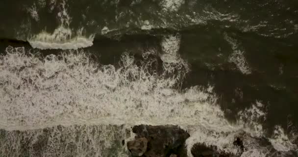 Belle plage tropicale, vue aérienne, vidéo 4k, Indonésie — Video