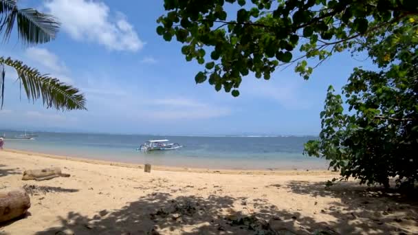 Bela vista da praia tropical, belo mar Ásia — Vídeo de Stock