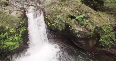 Bali güzel küçük basamaklı şelale