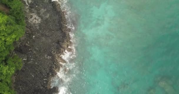 Beautiful coastline, indonesia ostrav bali — Stock Video