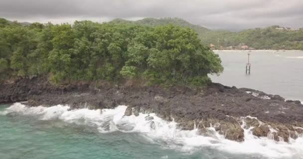 Wunderschöne küste, indonesien ostrav bali — Stockvideo