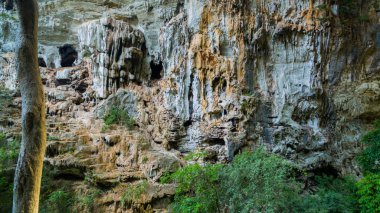 mağaranın içinde sarkıt dikitler güzel şekildir