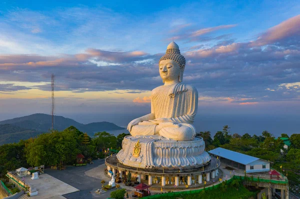 Areial Fotózás Phuket Big Buddha Sunrise — Stock Fotó