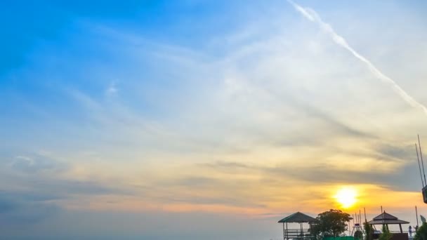 Timelapse First Light Year 2019 Phuket Big Buddha Viewpoint Phuket — Stock Video