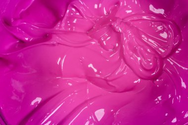 yağlı boya pembe rengi oluşturan kapatın. tee gömlek ve kumaş üzerine baskı için baskı mürekkep 