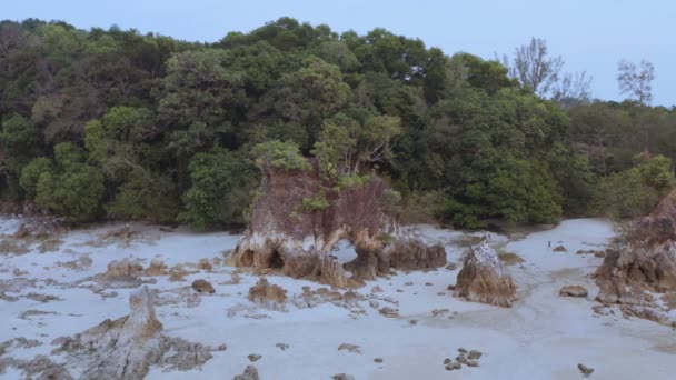 Buffalo Bay Koh Phayam Ranong Eyaleti Hintalu Bakış Noktasında Güzel — Stok video