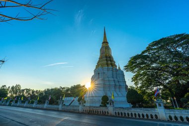 Si Suriyothai Monument in Ayutthaya province Thailand clipart