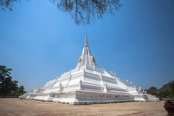 Grand Chedi Période Ayutthaya Été Construit Pour Célébrer Victoire Roi — Photo