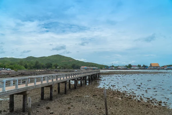 Puente Samae San Pier Largo Conecta Con Muelle Samae San — Foto de Stock