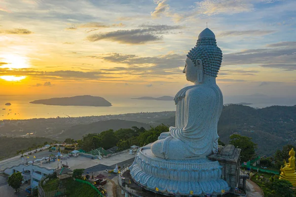 Scenery Aerial Photography Sunrise Phuket Big Buddha Phuket Big Buddha — Stock Photo, Image