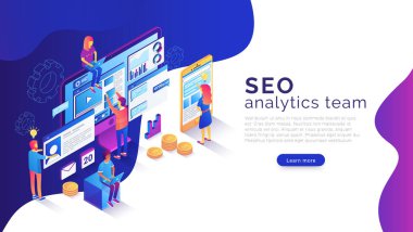 SEO analiz ve optimizasyon açılış şablon sayfa