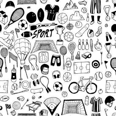 Spor karalaması arka planda iz bırakmaz. El çizimi vektörü çizimi