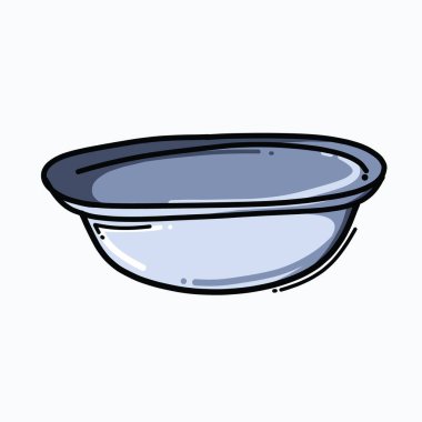 Kova karalama renk vektör simgesi. Çizim çizimi el çizimi çizimi çizimi.