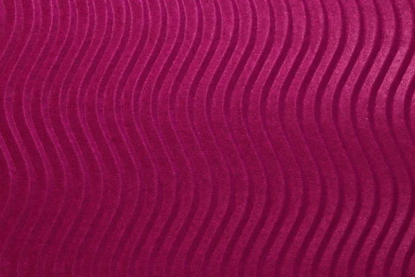 Rode Dieprode Papier Verticale Golven Textuur Reliëf Golven Gedetailleerde Papier — Stockfoto