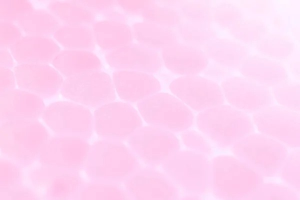 Light Rose Foam Plastic Texture Abstract Styrofoam Background Macro Closeup — Stock Photo, Image